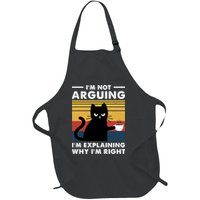 Funny I'm Not Arguing I'm Just Explain Why I'm Right Full-Length Apron With Pockets
