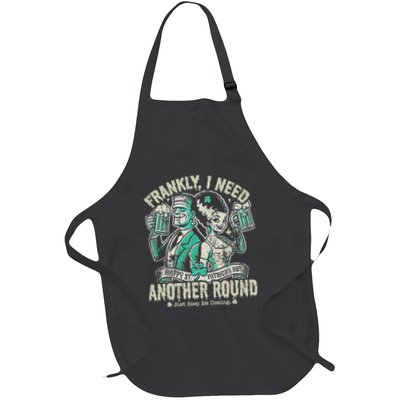 Frankly I Need Another Round Drinking Full-Length Apron With Pockets