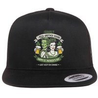 Frankly I Need Another Round Drinking Funny Flat Bill Trucker Hat