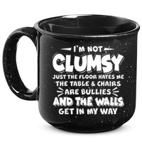 Funny I'm Not Clumsy 15oz Campfire Ceramic Mug