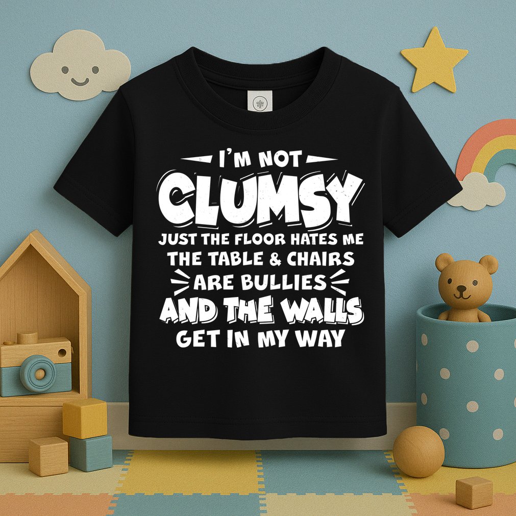 Funny I'm Not Clumsy Toddler T-Shirt