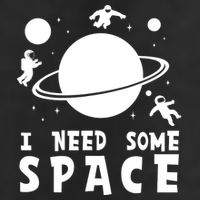 Funny I Need Some Space Kids Space Lover Space 7 Panel Mesh Trucker Snapback Hat
