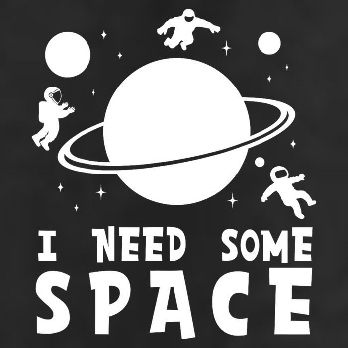 Funny I Need Some Space Kids Space Lover Space 7 Panel Mesh Trucker Snapback Hat