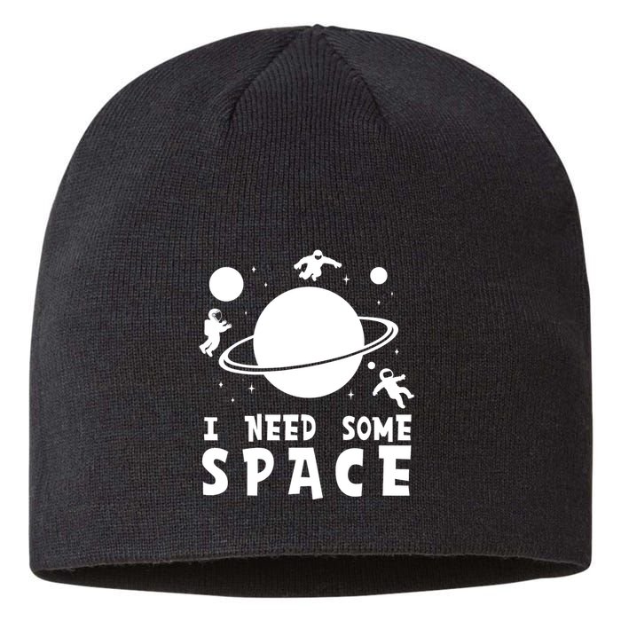 Funny I Need Some Space Kids Space Lover Space Sustainable Beanie
