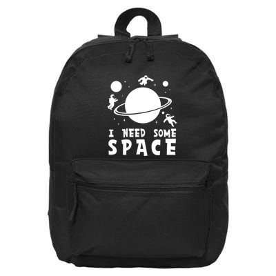 Funny I Need Some Space Kids Space Lover Space 16 in Basic Backpack