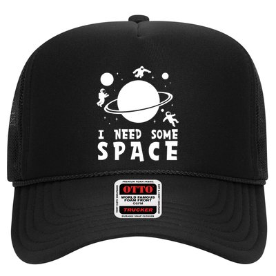 Funny I Need Some Space Kids Space Lover Space Trucker Hat