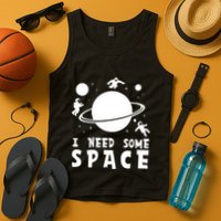 Funny I Need Some Space Kids Space Lover Space Tank Top