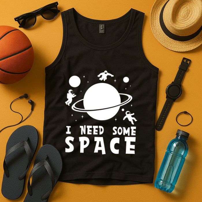 Funny I Need Some Space Kids Space Lover Space Tank Top