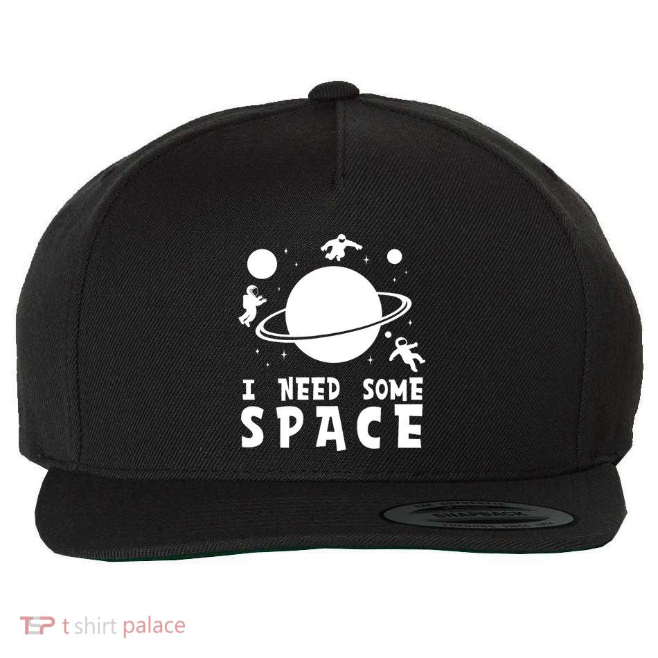 Funny I Need Some Space Kids Space Lover Space Wool Snapback Cap