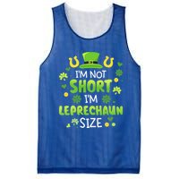 Funny I'm Not Short I'm Leprechaun Size For St Patricks Day Gift Mesh Reversible Basketball Jersey Tank