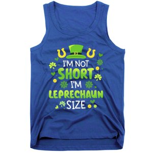 Funny I'm Not Short I'm Leprechaun Size For St Patricks Day Gift Tank Top