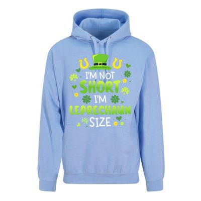 Funny I'm Not Short I'm Leprechaun Size For St Patricks Day Gift Unisex Surf Hoodie