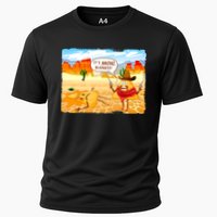 Funny It's Nacho Business Cooling Performance Crew T-Shirt