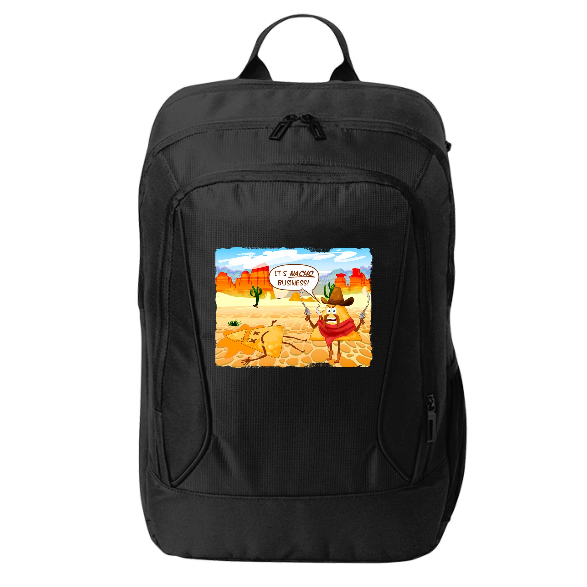 Funny It's Nacho Business City Backpack