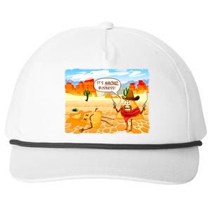 Funny It's Nacho Business Snapback Five-Panel Rope Hat