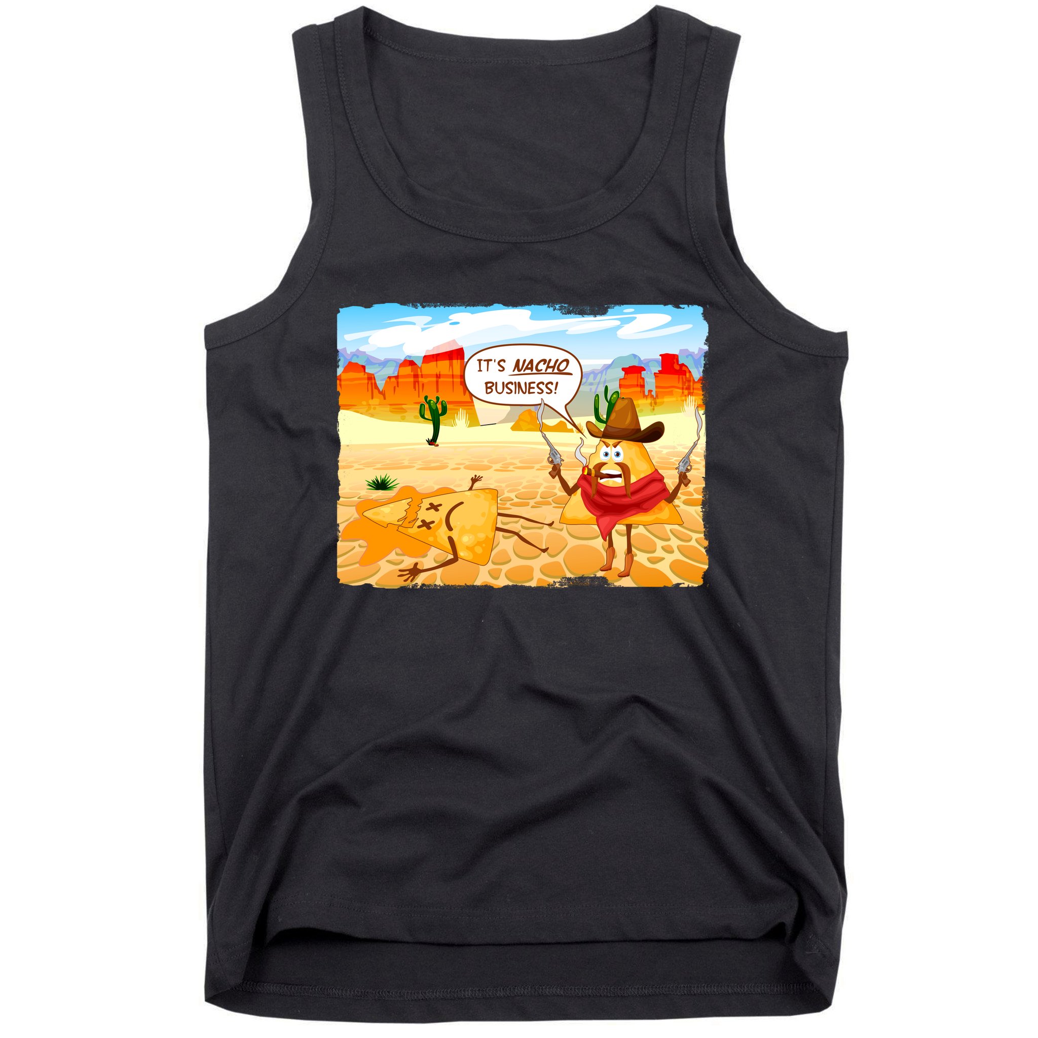 Funny It's Nacho Business Tank Top