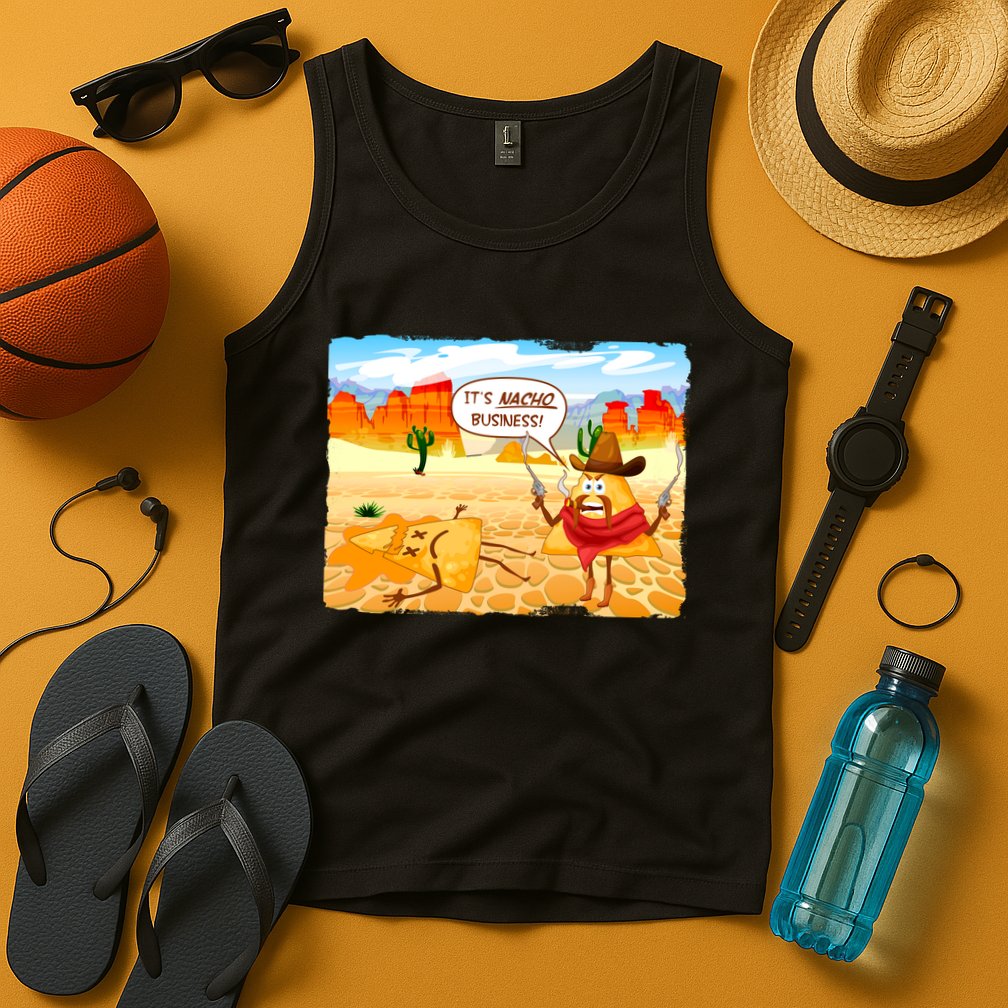 Funny It's Nacho Business Tank Top