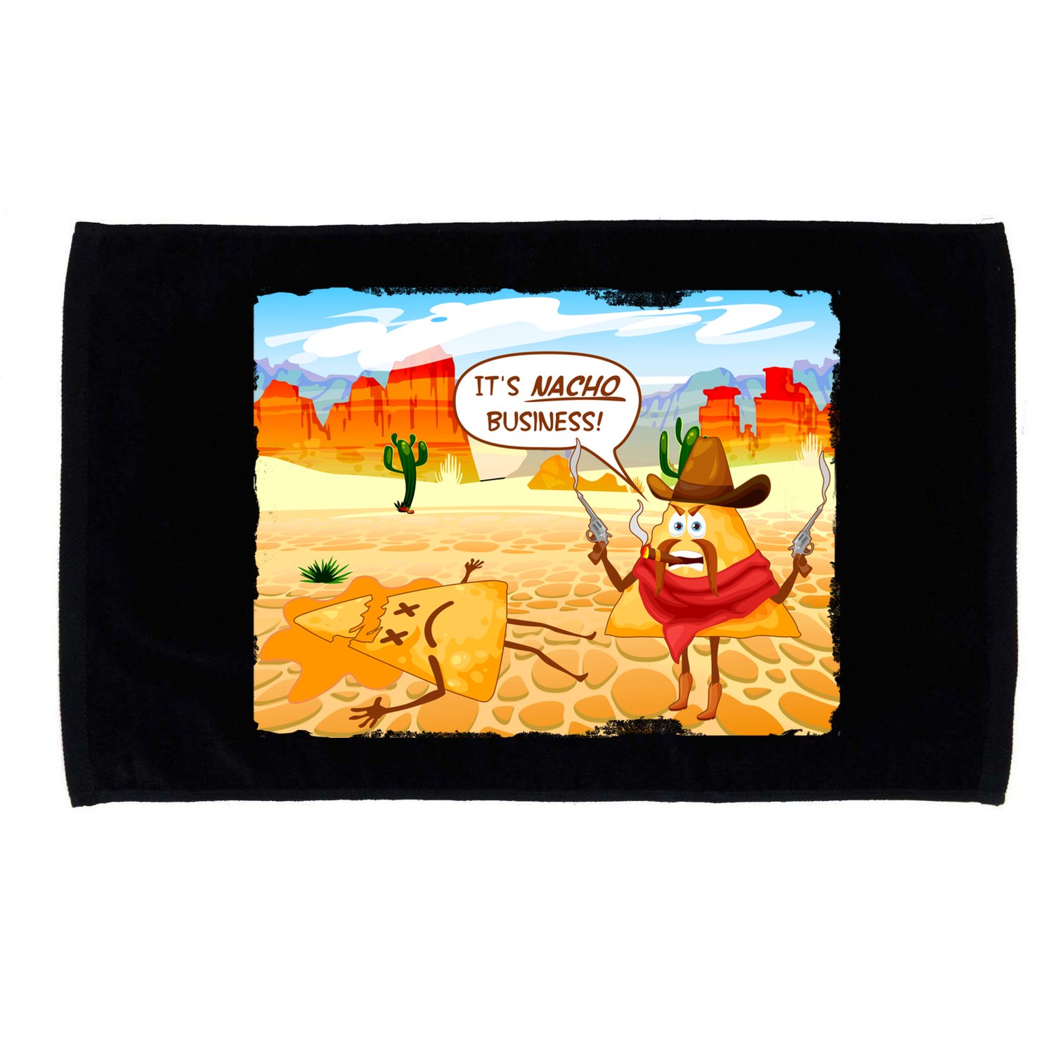 Funny It's Nacho Business Microfiber Hand Towel