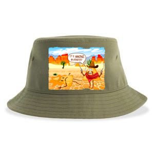 Funny It's Nacho Business Sustainable Bucket Hat