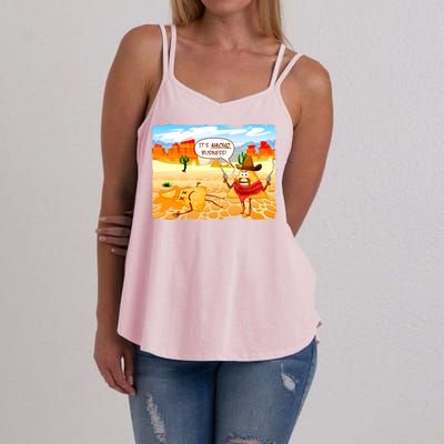 Funny It's Nacho Business Women's Strappy Tank