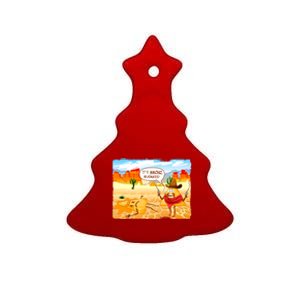 Funny It's Nacho Business Ceramic Tree Ornament