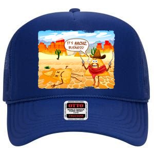 Funny It's Nacho Business High Crown Mesh Back Trucker Hat