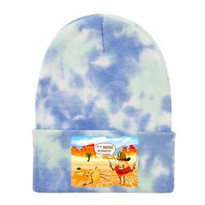 Funny It's Nacho Business Tie Dye 12in Knit Beanie