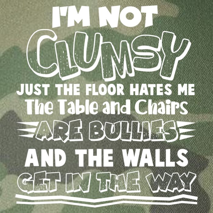 Funny Im Not Clumsy Legacy Tie Dye Trucker Hat