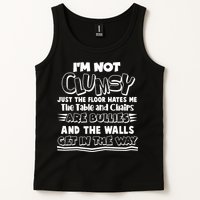 Funny Im Not Clumsy Tank Top