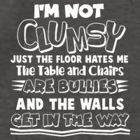 Funny Im Not Clumsy Vector Backpack