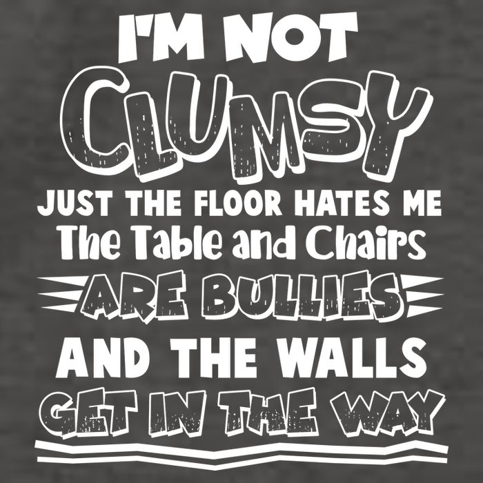 Funny Im Not Clumsy Vector Backpack