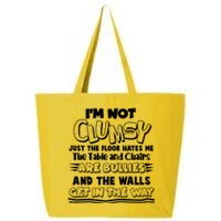 Funny Im Not Clumsy 25L Jumbo Tote