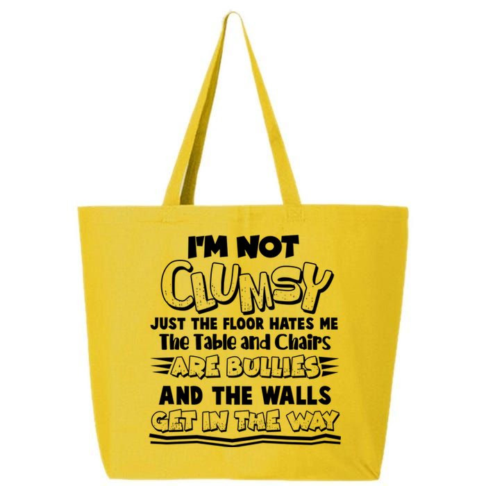 Funny Im Not Clumsy 25L Jumbo Tote