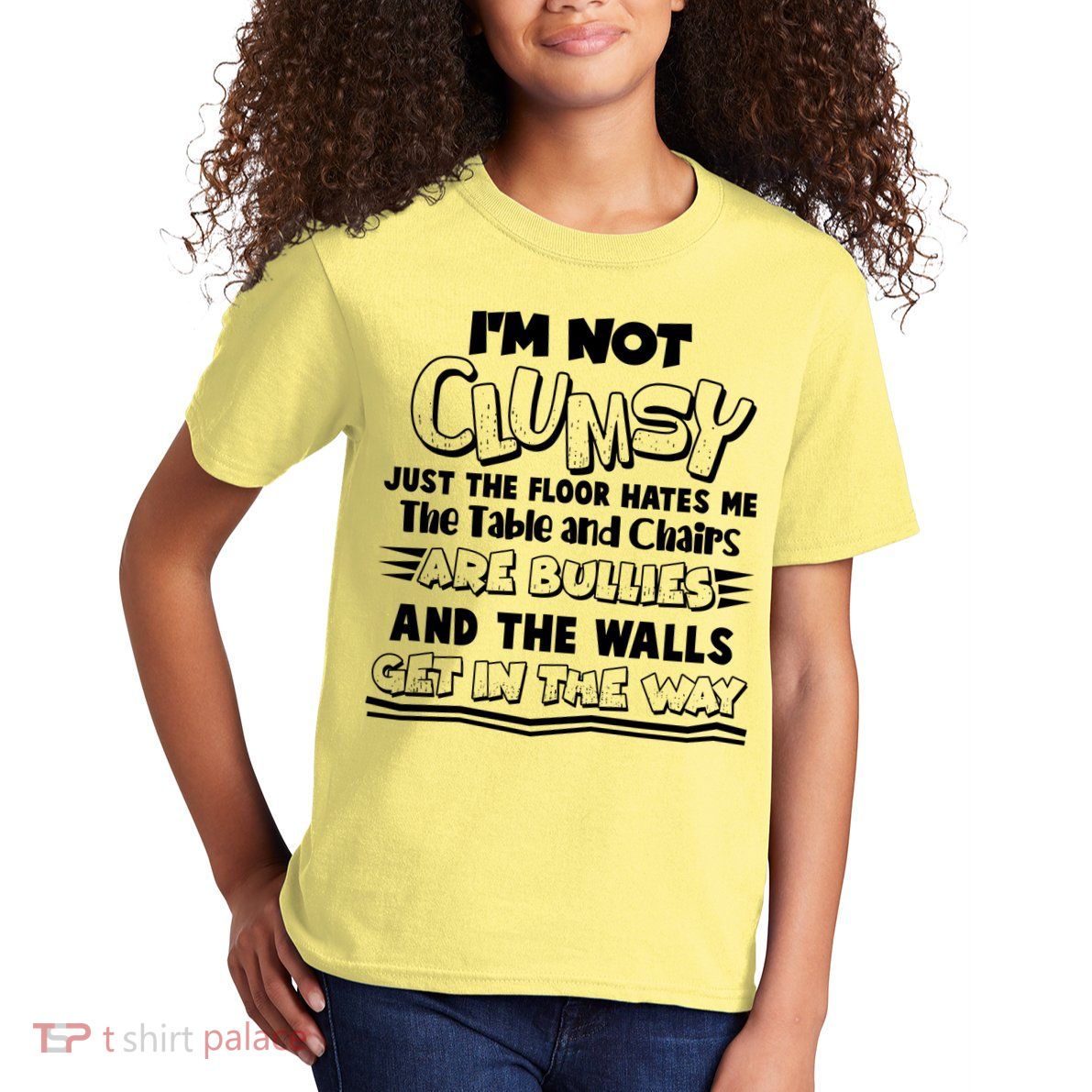 Funny Im Not Clumsy Kids T-Shirt