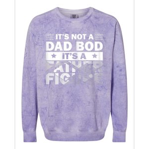 Funny ItS Not A Dad Bod ItS A Father Figure Colorblast Crewneck Sweatshirt