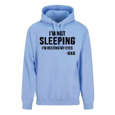 Funny IM Not Sleeping Resting My Eyes Dad For FatherS Day Great Gift Unisex Surf Hoodie