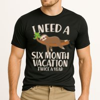 Funny I Need A Six Month Vacation Twice A Year Performance Shirt