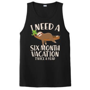 Funny I Need A Six Month Vacation Twice A Year PosiCharge Competitor Tank