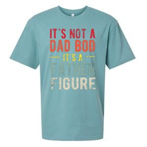 Funny It's Not A Dad Bod It's A Father Figure Dad Bod Joke Sueded Cloud Jersey T-Shirt