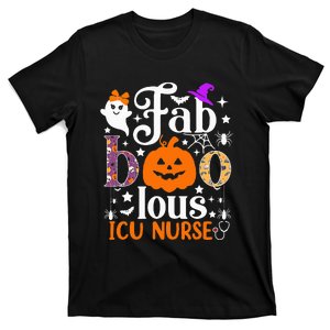 Faboolous ICU Nurse Halloween Spooky Nursing Costume T-Shirt