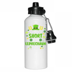 Funny I'm not short I'm leprechaun size for St Patricks day Aluminum Water Bottle