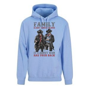 Family Is Not About Blood It’S About Who Has Your Back Unisex Surf Hoodie