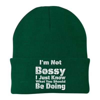 Funny I'm Not Bossy I Just Know What You Should Be Doing Knit Cap Winter Beanie