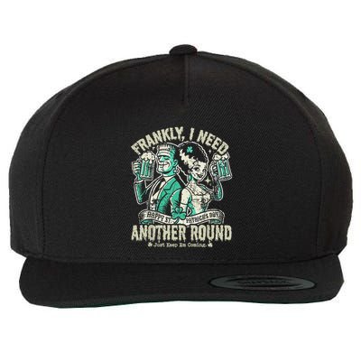 Frankly I Need Another Round Drinking Wool Snapback Cap