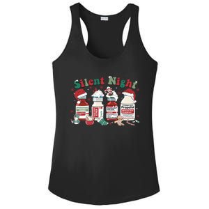 Funny Icu Nurse Christmas Silent Night Gift Ladies PosiCharge Competitor Racerback Tank