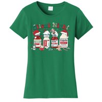 Funny Icu Nurse Christmas Silent Night Gift Women's T-Shirt