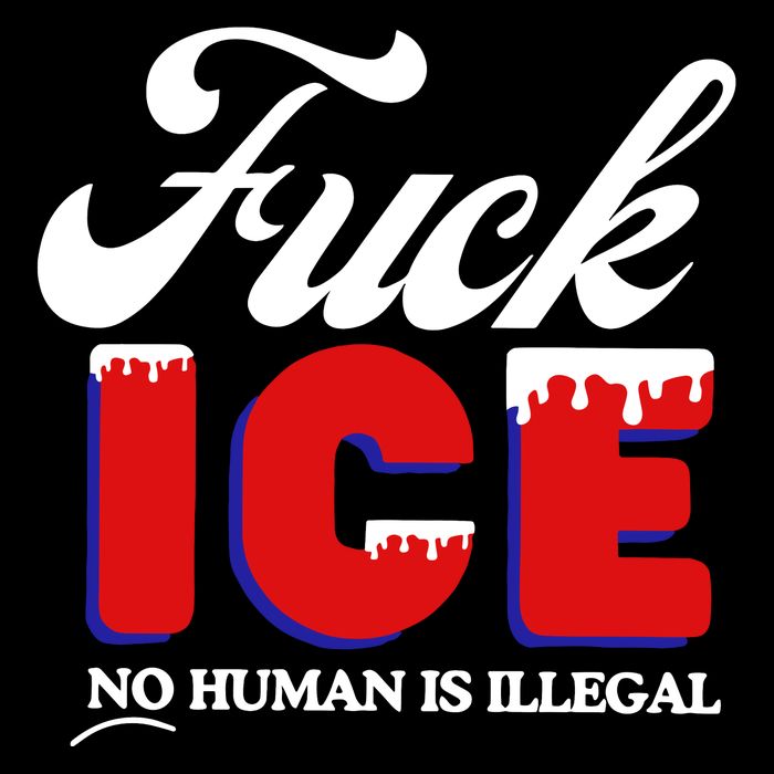 Fuck Ice No Human Is Illegal Sustainable Bucket Hat