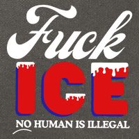 Fuck Ice No Human Is Illegal Cotton Canvas Backpack