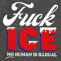 Fuck Ice No Human Is Illegal Vector Backpack