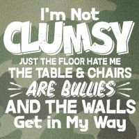 Funny I'm Not Clumsy Legacy Tie Dye Trucker Hat